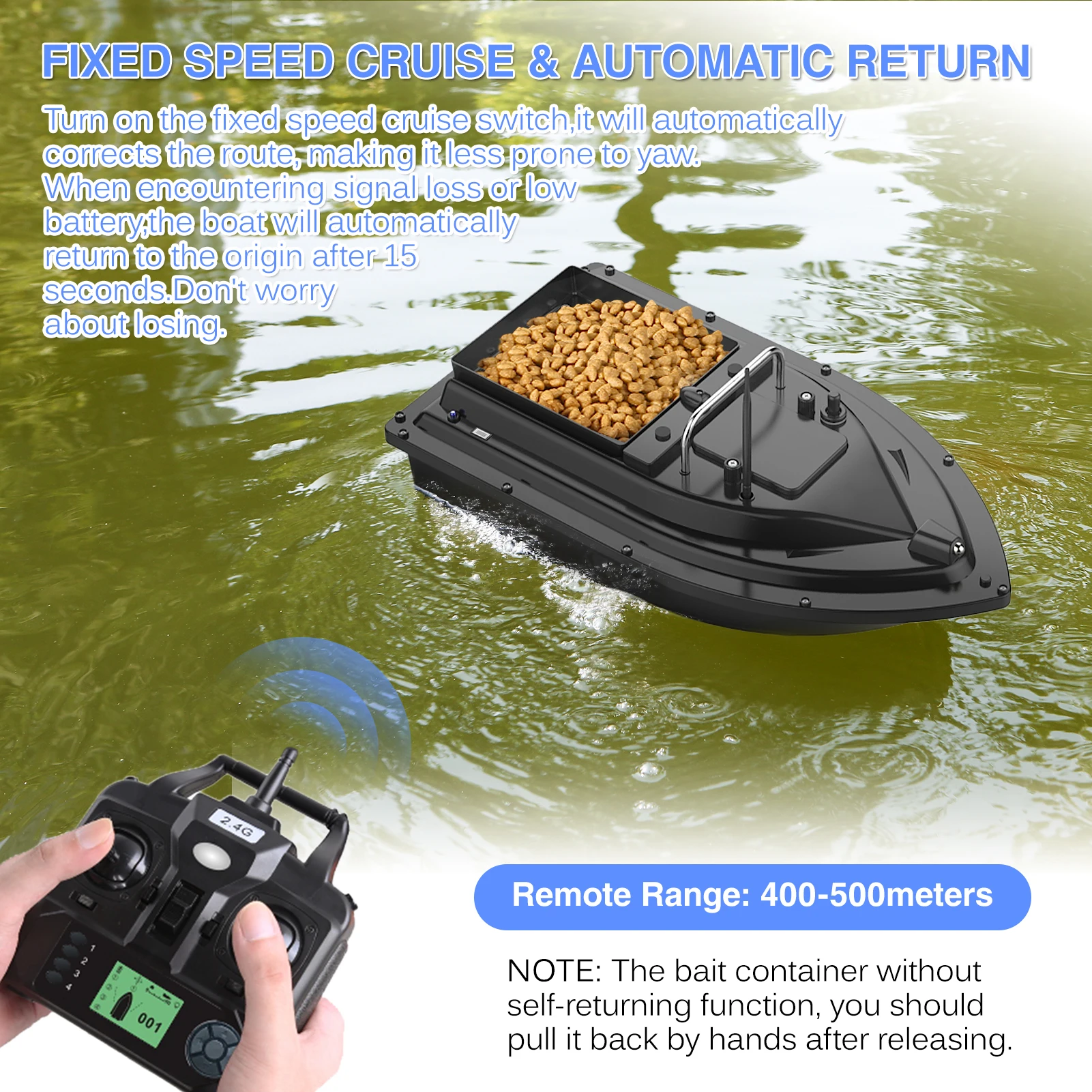 Barco de Isca D16E GPS 12000mA - Fishing Gps avaliação e preço